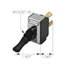 Kenworth Toggle Switch 8956K791 D66053219 K301300 Dimensions