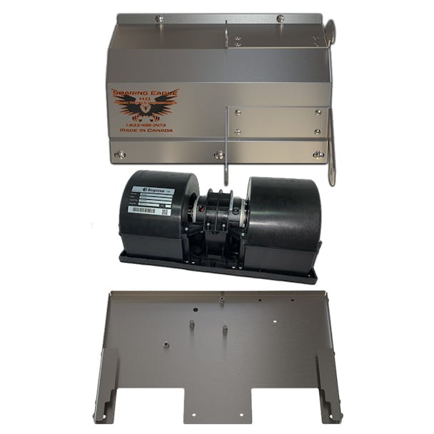  Kenworth T300 T370 Stainless Steel AC Blower Motor Upgrade Kit - Full kit