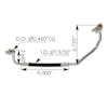 Freightliner Cascadia AC Hose Assembly A2267862000 A2267862100 A2271409200 Dimensions