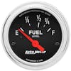 AutoMeter 2 1/16" 73 Ohm Fuel Level Gauge Traditional Chrome Series