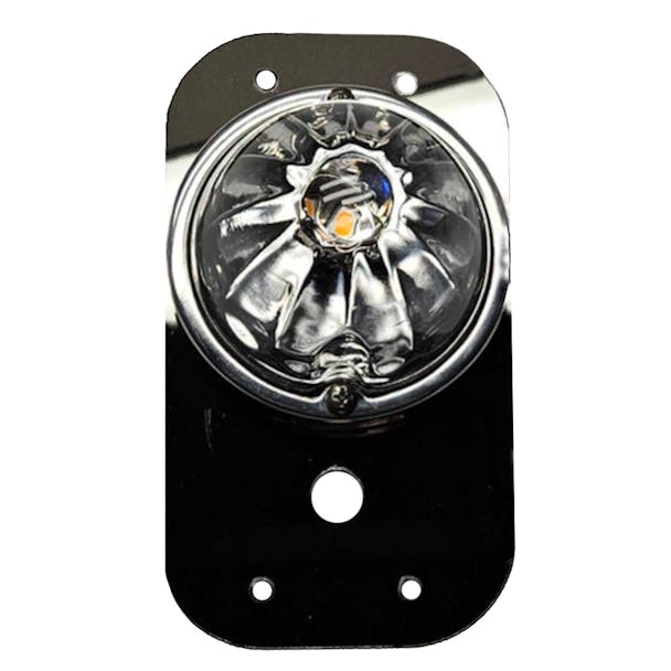 Freightliner Columbia Coronado Dome Light Backet with 1 Watermelon Light Hole unlit
