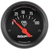 AutoMeter 2 1/16" Air-Core Oil Pressure Gauge 0-100 PSI Z-Series