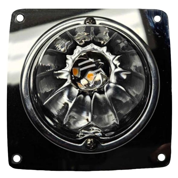 Freightliner FLD120 Bunk Light Bracket with 1 Watermelon Light Hole - unlit