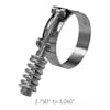 2.75" To 3.06" Stainless Steel T-Bolt Hose Clamp 022581 B9224-0275 Dimensions