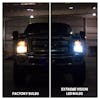 9005 Premium LED Headlight Bulbs Conversion Mounted on Truck