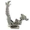 V8 Pinup Girl Hood Ornament Left
