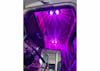 Watermelon Clear Glass Lens Flush Mount 1157 Bulb Kit top - Purple Interior