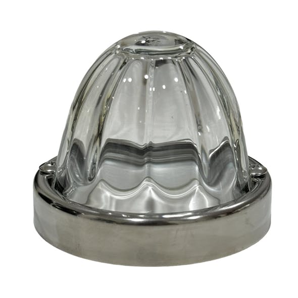 Watermelon Clear Glass Lens Flush Mount 1157 Bulb Kit  -Thumbnail