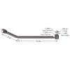 Peterbilt Drag Link Assembly 10-02260 Dimensions