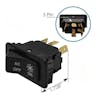 Peterbilt Air Condition Rocker Switch 8320001000-Measurements