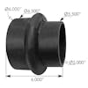 6" EPDM Reducer Hump Hose 60R50 K12324 1AAA35 144737758060