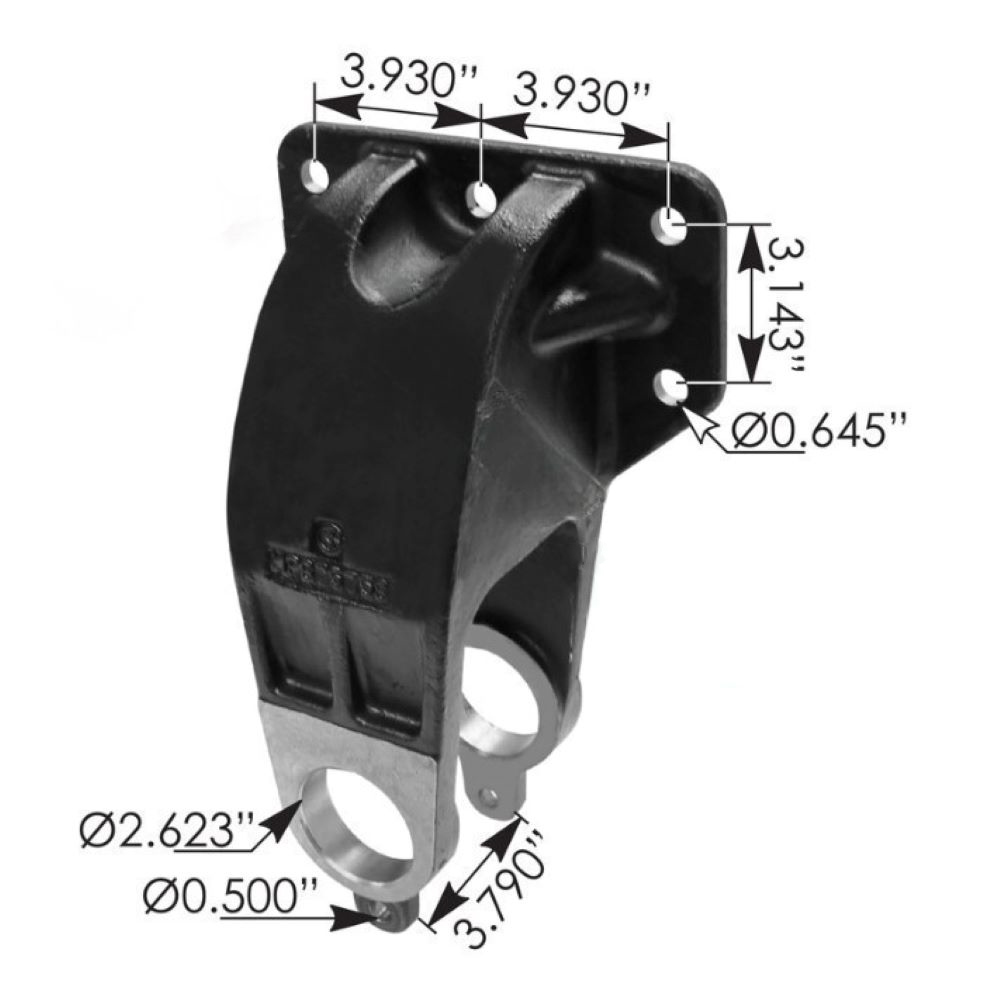 MGCハイウェイパトロールマン ジャンクパーツ Peterbilt Front Or Rear Hanger 0146758M001 0149563M001 - Raney's
