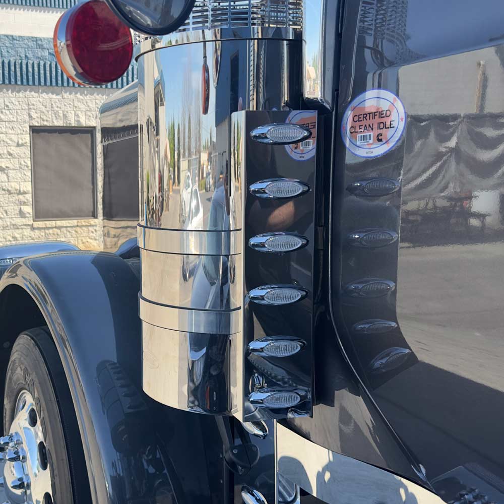 Peterbilt 589 Rear Air Cleaner Light Bars By Valley Chrome