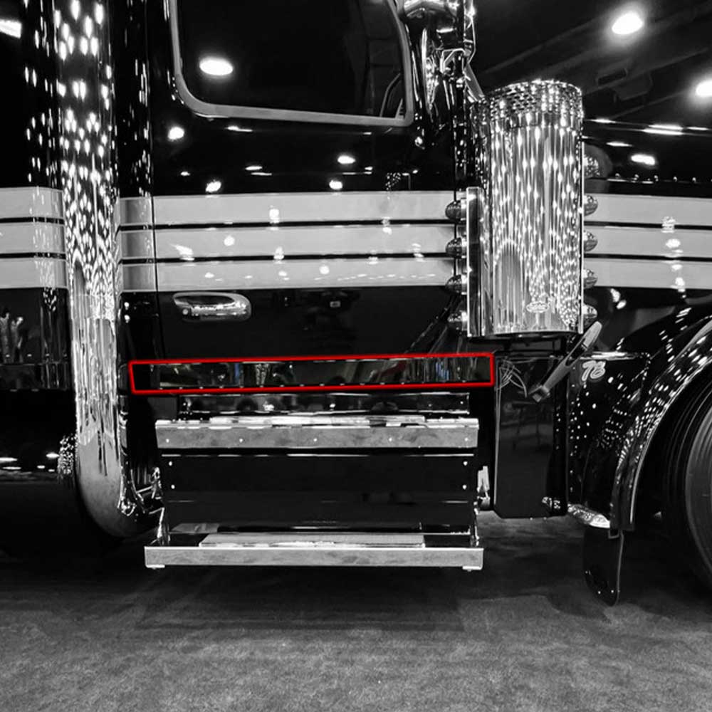 Peterbilt 589 304 Stainless Steel Cab Panel Set By Iowa Customs