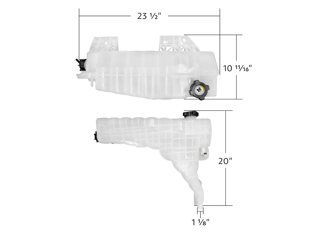 Volvo Mack Coolant Reservoir Tank 20881601 20968795 CHU613