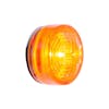 3 LED Oval Clearance Marker Light Amber on Tilted 