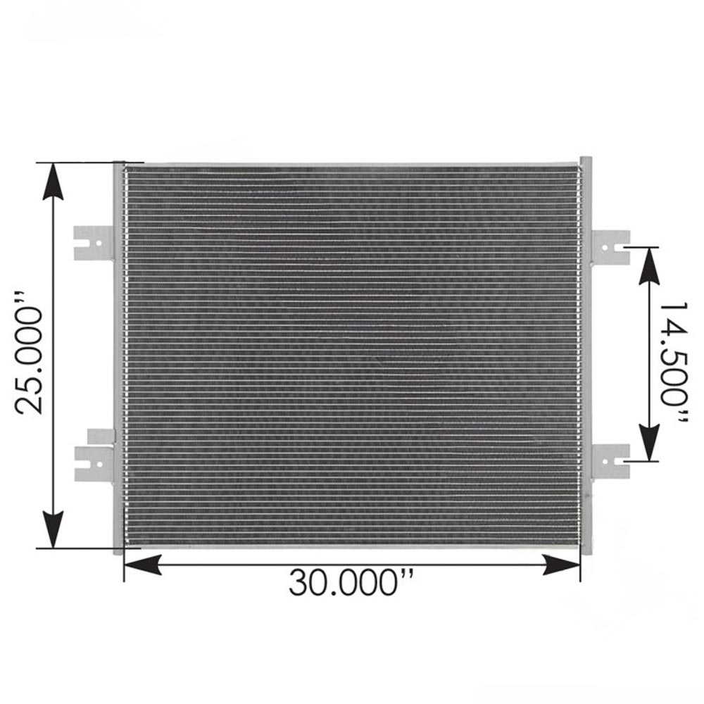 Kenworth T800 W900 T2000 Condenser 1E50799992 PB20030DSP - Raney's