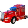 Peterbilt 579 Ultraloft 18" Stainless Steel Drop Visor Default