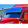 Peterbilt 579 Ultraloft 18" Stainless Steel Drop Visor Default - Thumbnail