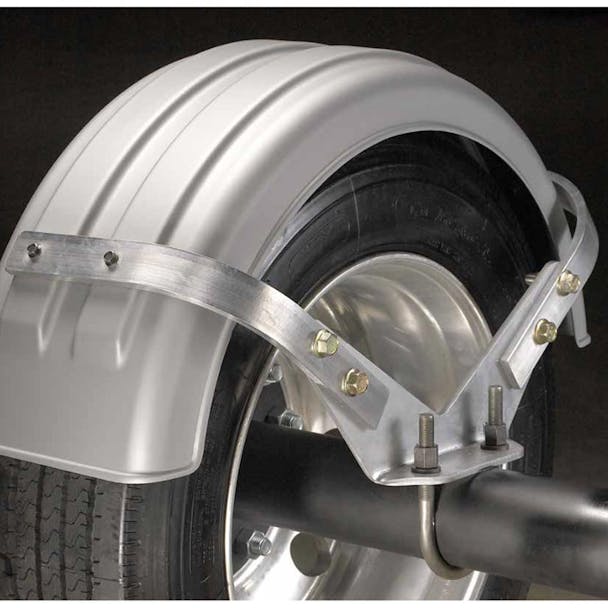 Lift Axle Fender Mounting Bracket Kit - Fender Installed Over