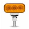 Mini Double Face Amber Red LED Clearance Marker Light With Reflector amber lens