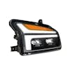 Kenworth T880 Blackout Headlight With LED Amber Turn Signal- Passenger Side