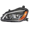Kenworth T680 Blackout Projector Headlight with Sequential Turn Signal-OFF