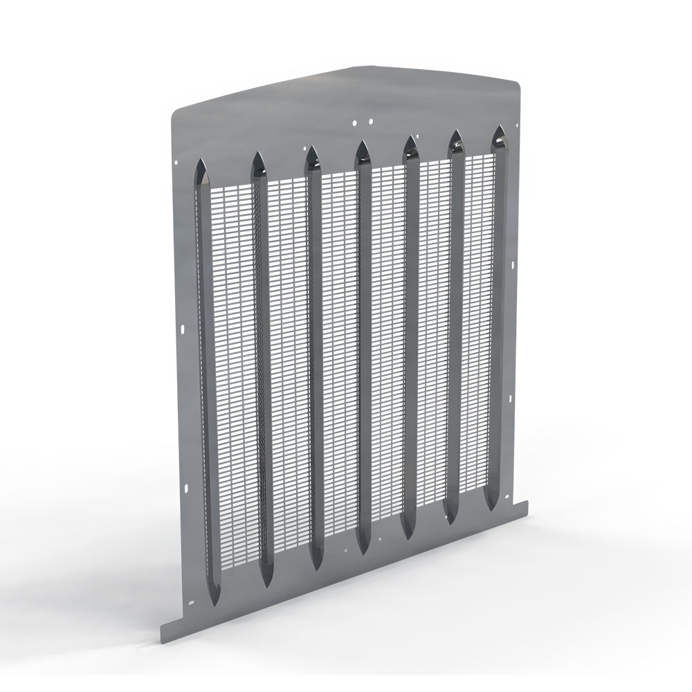Kenworth W900L Rectangle Punch Grille Insert With 7 Grille Bars