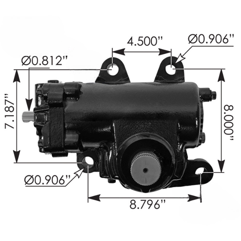 Kenworth Steering Gear Assembly TAS65079 RTA65133R | Raney's