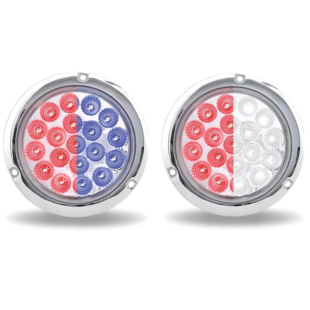 4" Round Auxiliary STT LED Light Default