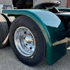 Semi Truck Fiberglass Half Fender By Shift Products - mounted