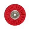 Zephyr Rosy Red Heavy Cutting Buffing Wheel- 8"