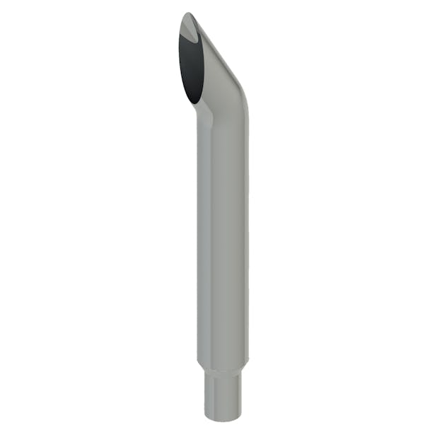Lincoln Chrome Short 30 Exhaust Stack With Extended OD Bottom Default