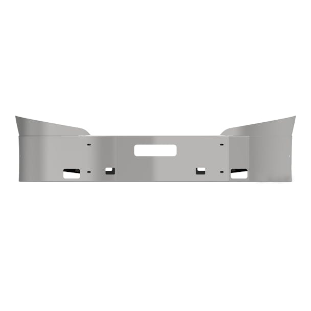 default-International Prostar 2008-2017 16" Set Back Axle Stainless Non-Tilt Steel Bumper