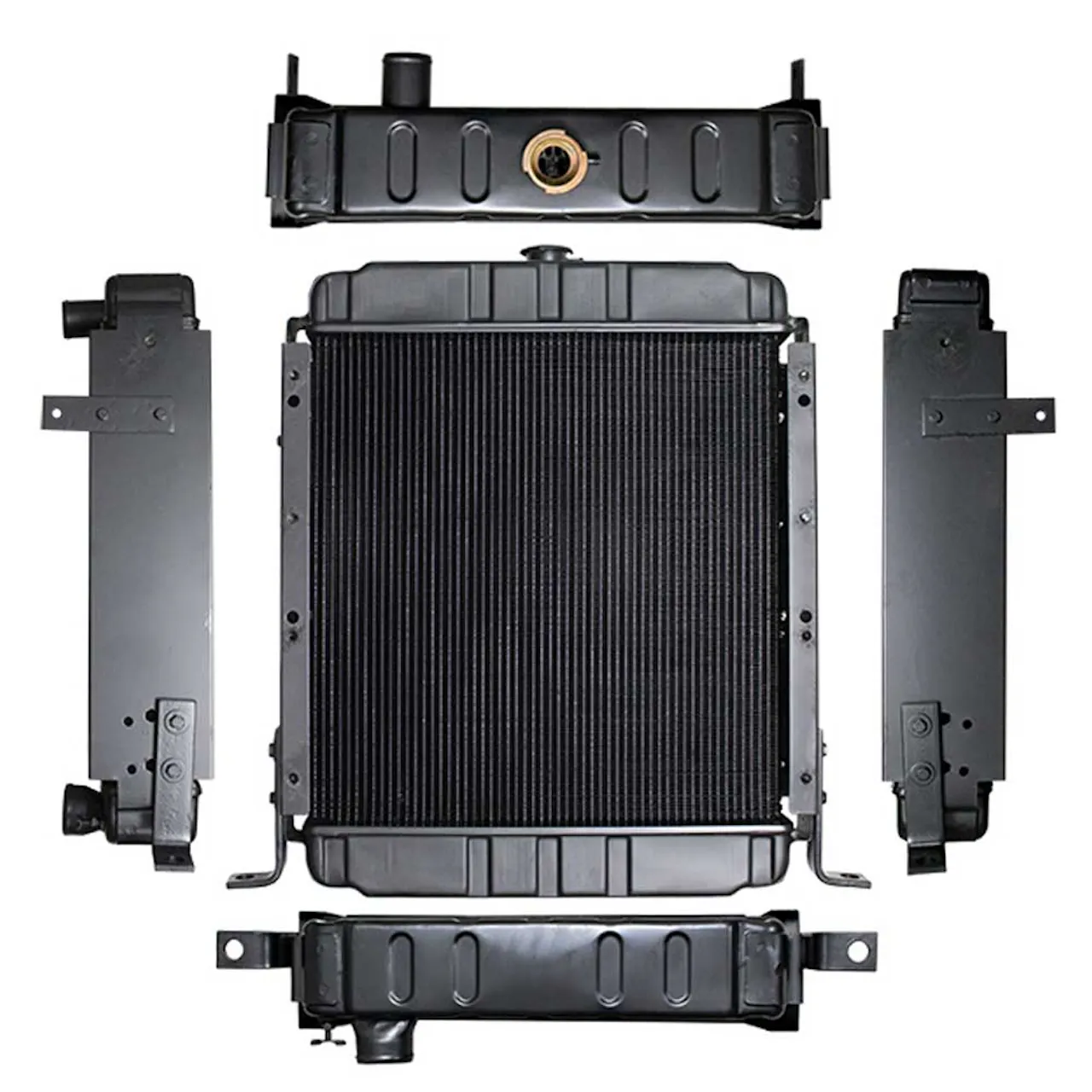 Case 1740 Radiator Case All Metal Premium AG Radiator A171080 | Raney's
