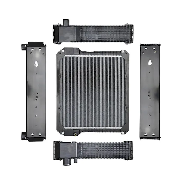 Hinged Radiator Backhoe Loader New Holland Aluminum Backhoe Radiator 87410096 | Raney's
