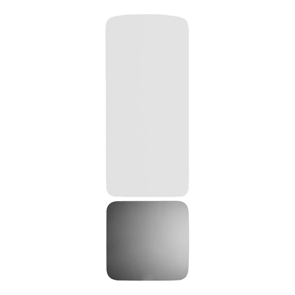 International Drop Fit Lower Convex Heated Mirror Glass Replacement Default