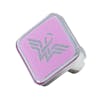 Wonder Women Breast Cancer Awareness Tractor Trailer Air Brake Knob-Pink Square