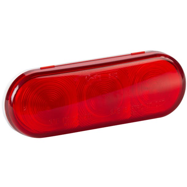Grote Select 6" Oval Red LED Stop Tail Turn Light Pack Of 16 (GRO54172-3)
