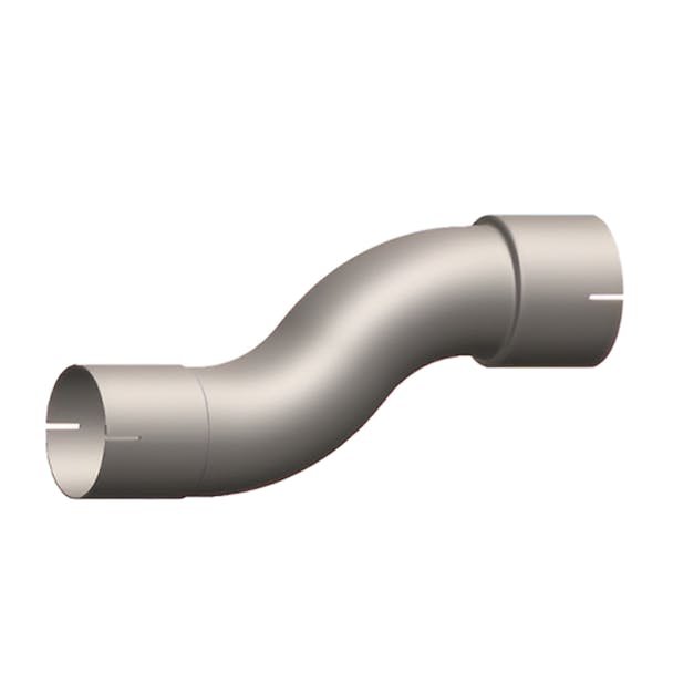 Bluebird Bus 3.5" 2-Bend Tail Pipe 10027831 Default