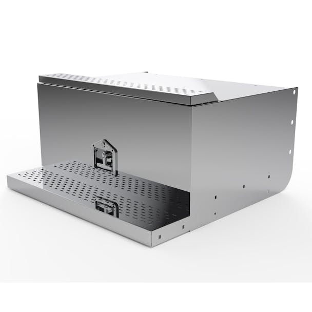 Peterbilt 379 Stainless Steel 14 Gauge Tool Box 