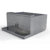 Peterbilt 379 Stainless Steel 14 Gauge Tool Box angle