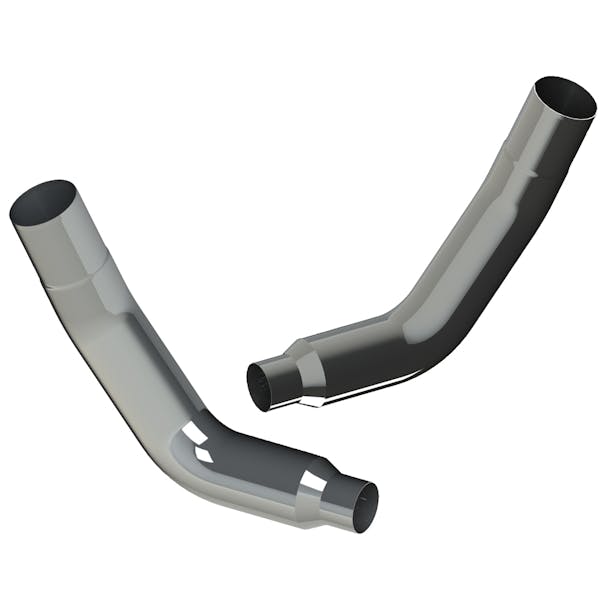 Kenworth W900 Lincoln Chrome Exhaust Elbow K180-18615CP