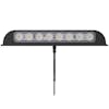 11" X 2" 90-Degree 8 LED Work Light - Black