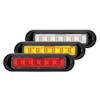 18 LED Tri Color Warning Light - Amber/ Red/ White