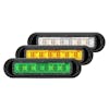 18 LED Tri Color Warning Light - Amber/ Green/ White