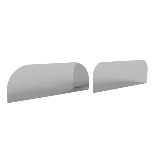 Peterbilt 589 304 63" Sleeper Window Trims-Main