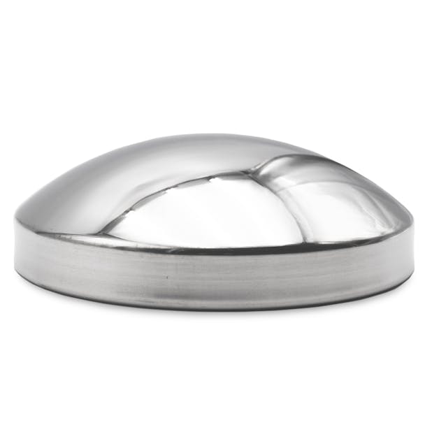Chrome 8" ID Dome Style Rear Hub Cap - Thumbnail