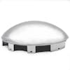 Chrome 6 Notch Dome Style Front Hub Cap - Thumbnail