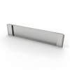 Universal 20" Miter Blind Mount 304 Stainless Steel Bumper Back